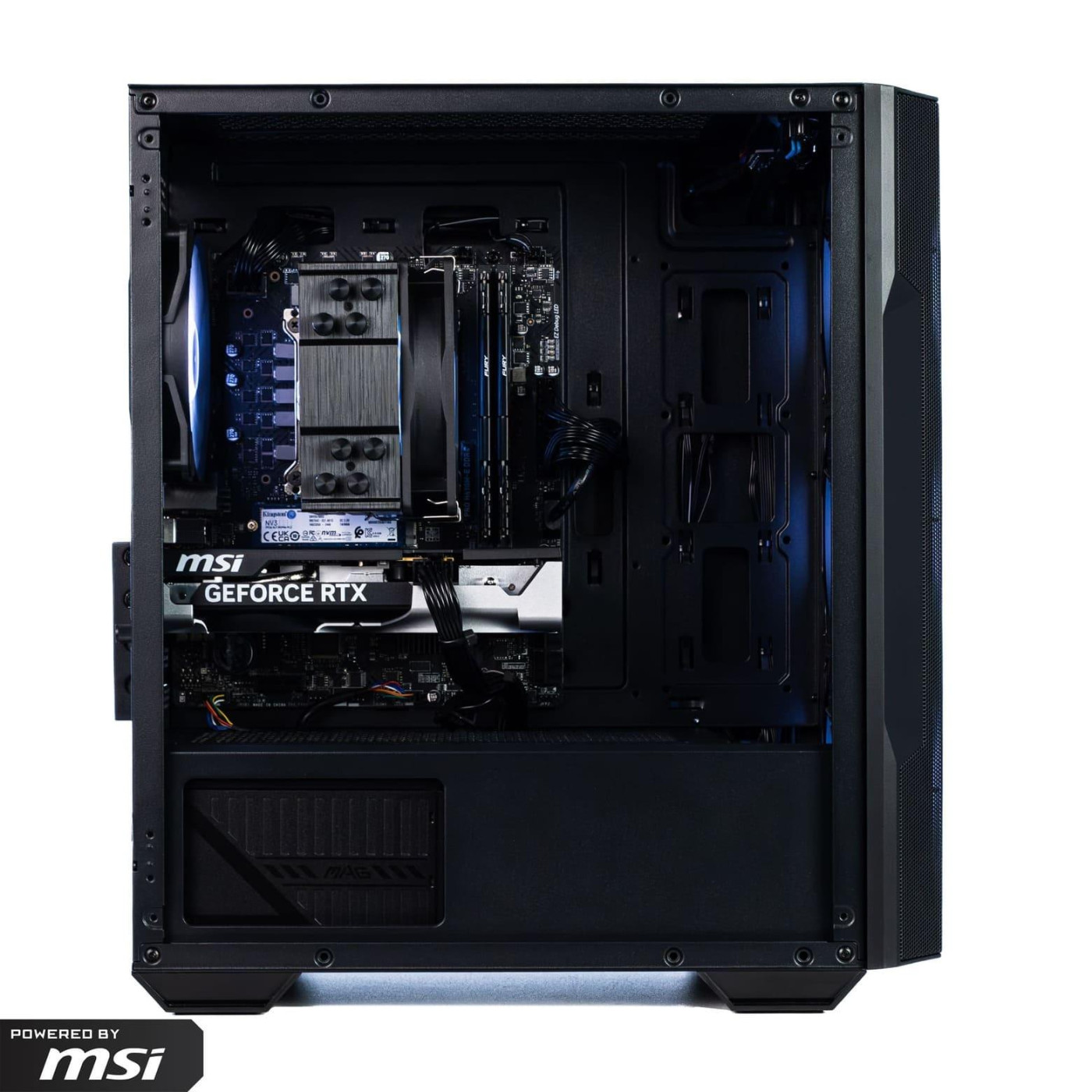Системний блок CompX NC_0066 (RTX 5060 Ti 16 Гб, Ryzen 5 7500F, DDR5 32 Гб, SSD 500 Гб.)