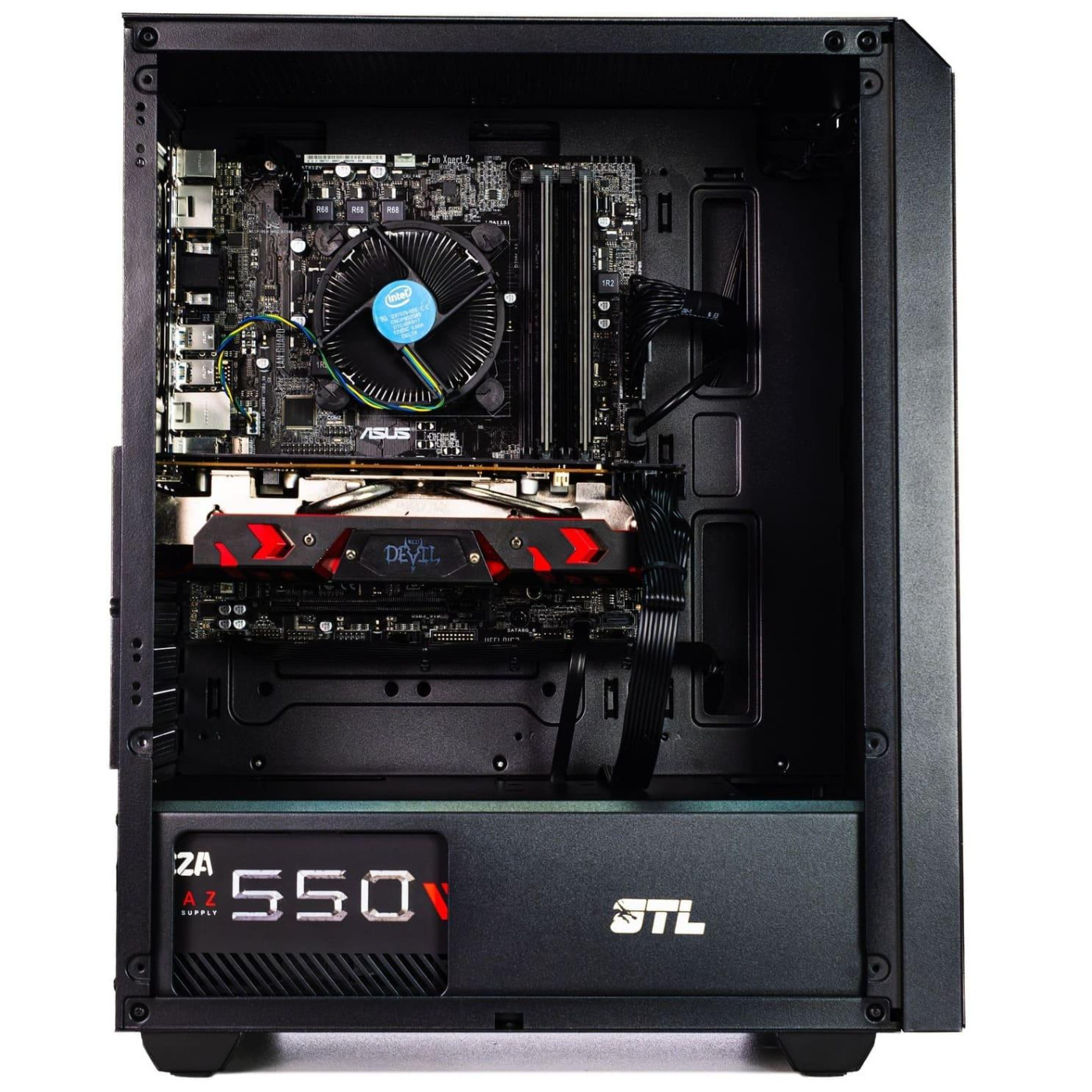 Системний блок CompX NC_0032 (RTX 5060 8 Гб, Core i5 12400F, DDR4 16 Гб, SSD 500 Гб.)