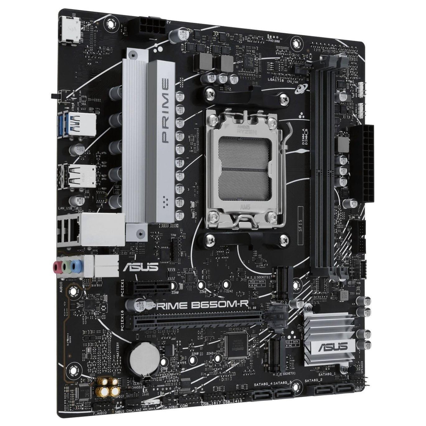 Материнська плата ASUS PRIME B650M-R (PRIME B650M-R) (Socket AM5, AMD B650, Micro-ATX)