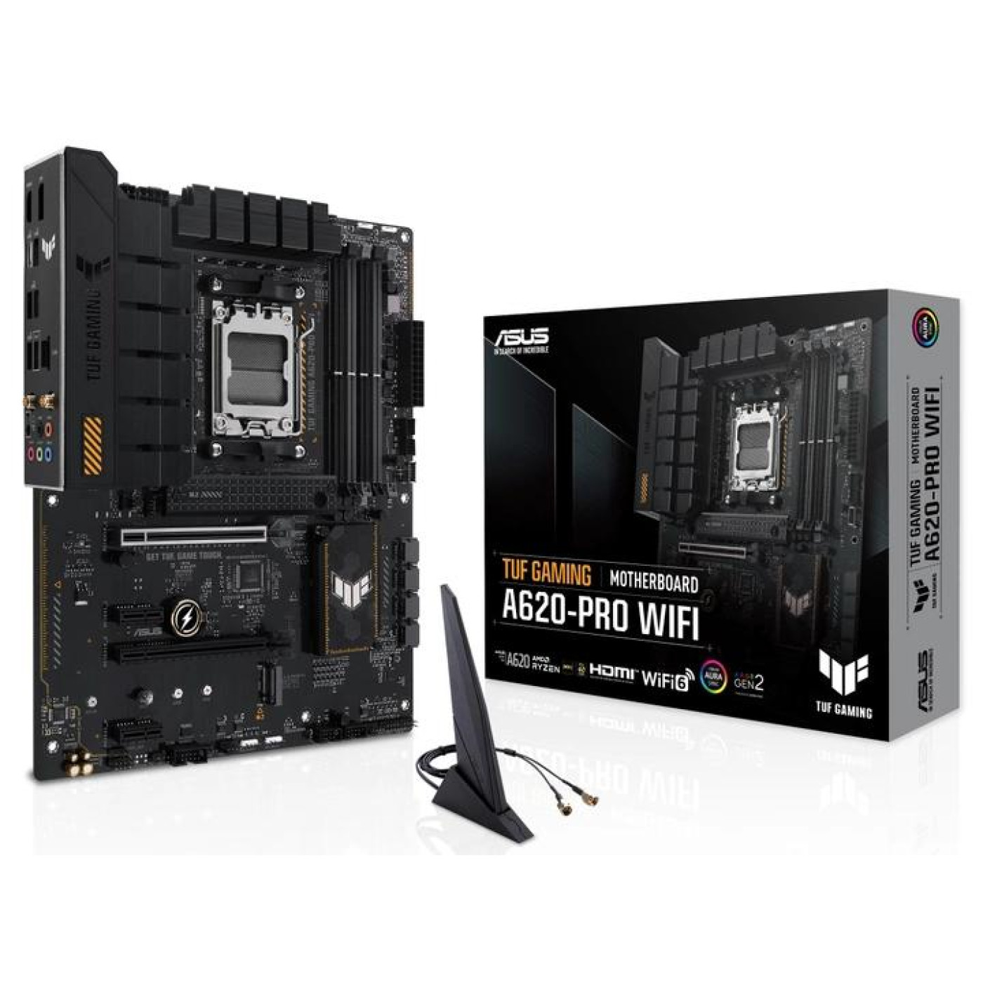 Материнская плата ASUS TUF GAMING A620-PRO WIFI (TUF GAMING A620-PRO WIFI) (Socket AM5, AMD A620, ATX)