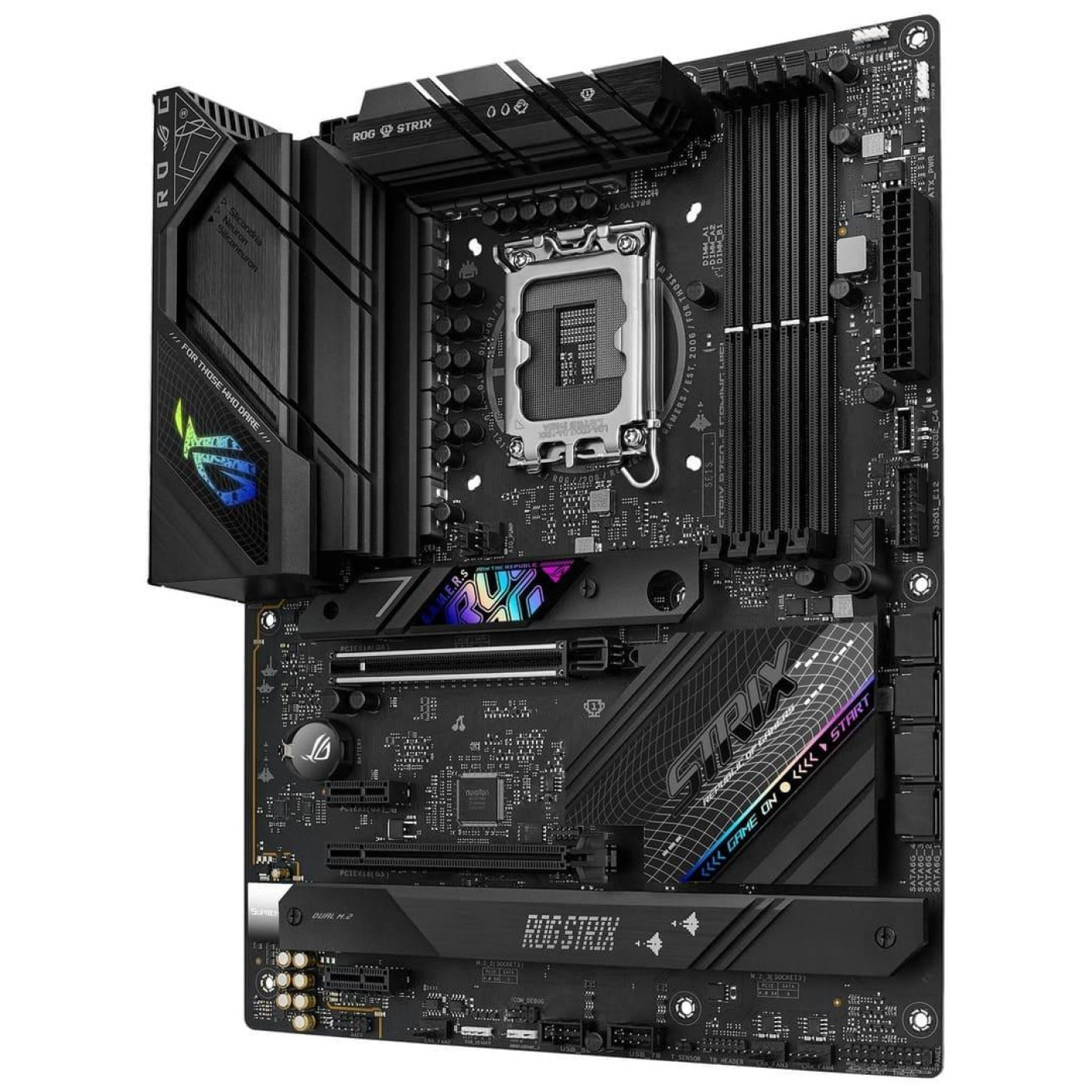 Материнская плата ASUS ROG STRIX B760-F GAMING WIFI (ROG STRIX B760-F GAMING WIFI) (Socket 1700, Intel B760, ATX) Б/у
