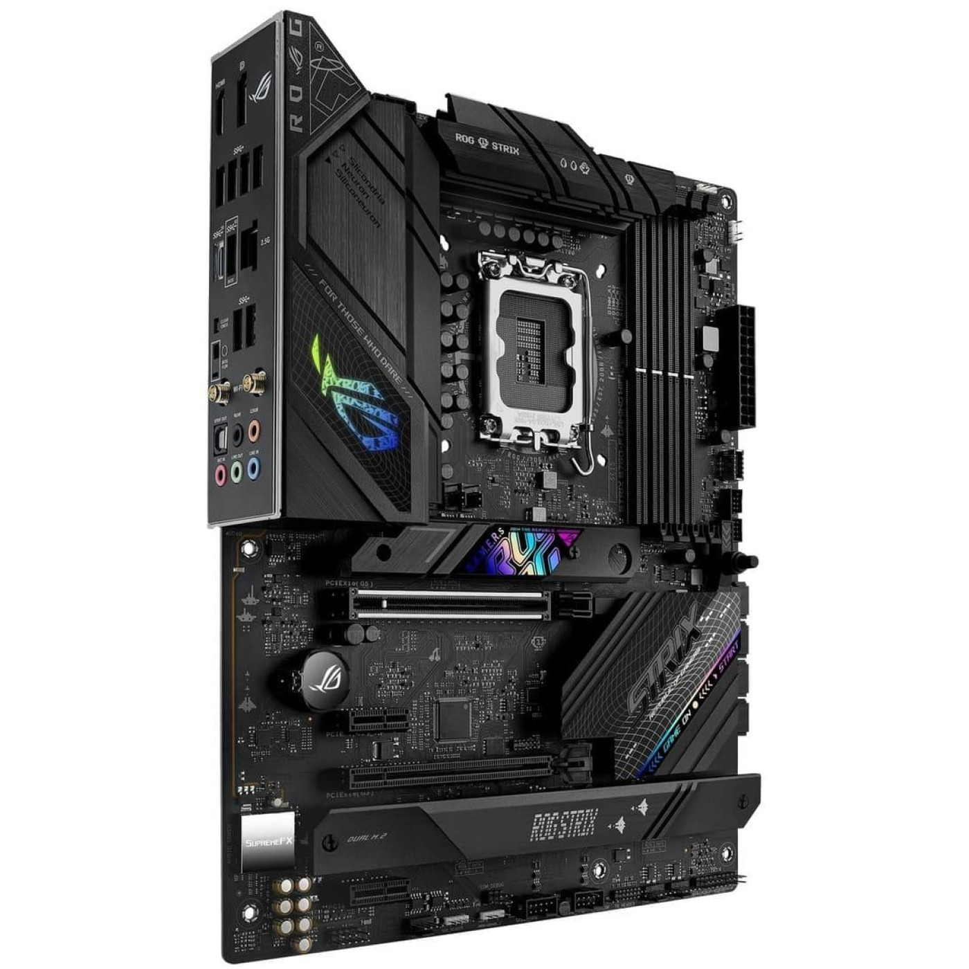 Материнская плата ASUS ROG STRIX B760-F GAMING WIFI (ROG STRIX B760-F GAMING WIFI) (Socket 1700, Intel B760, ATX) Б/у