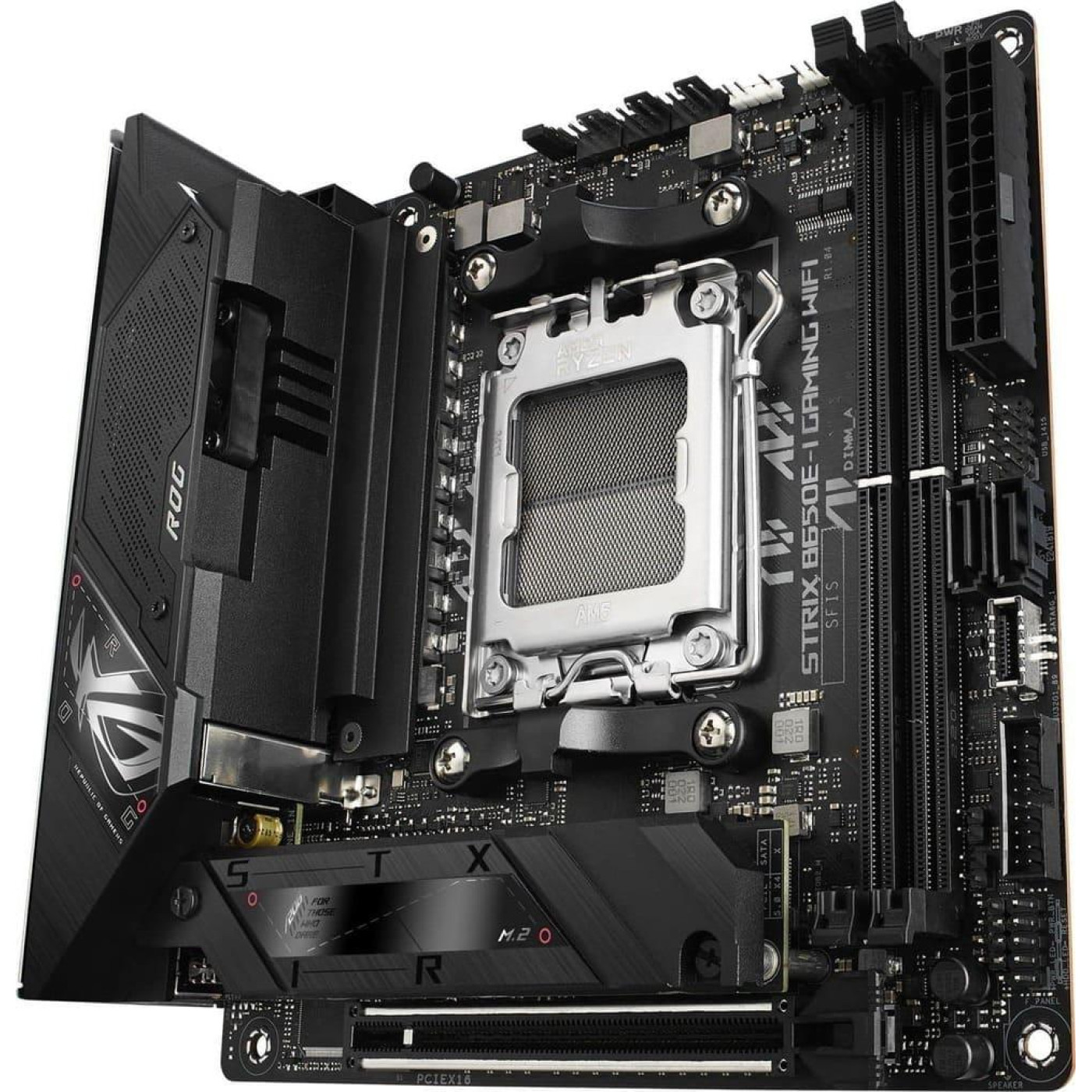 Материнська плата ASUS ROG Strix B650E-I Gaming WIFI (ROG STRIX B650E-I GAMING WIFI) (Socket AM5, AMD B650, Mini-ITX) Б/в,U1
