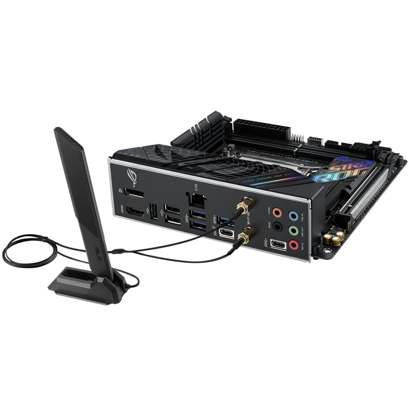 Материнська плата ASUS ROG STRIX B760-I GAMING WIFI (ROG STRIX B760-I GAMING WIFI) (Socket 1700, Intel B760, Mini-ITX)