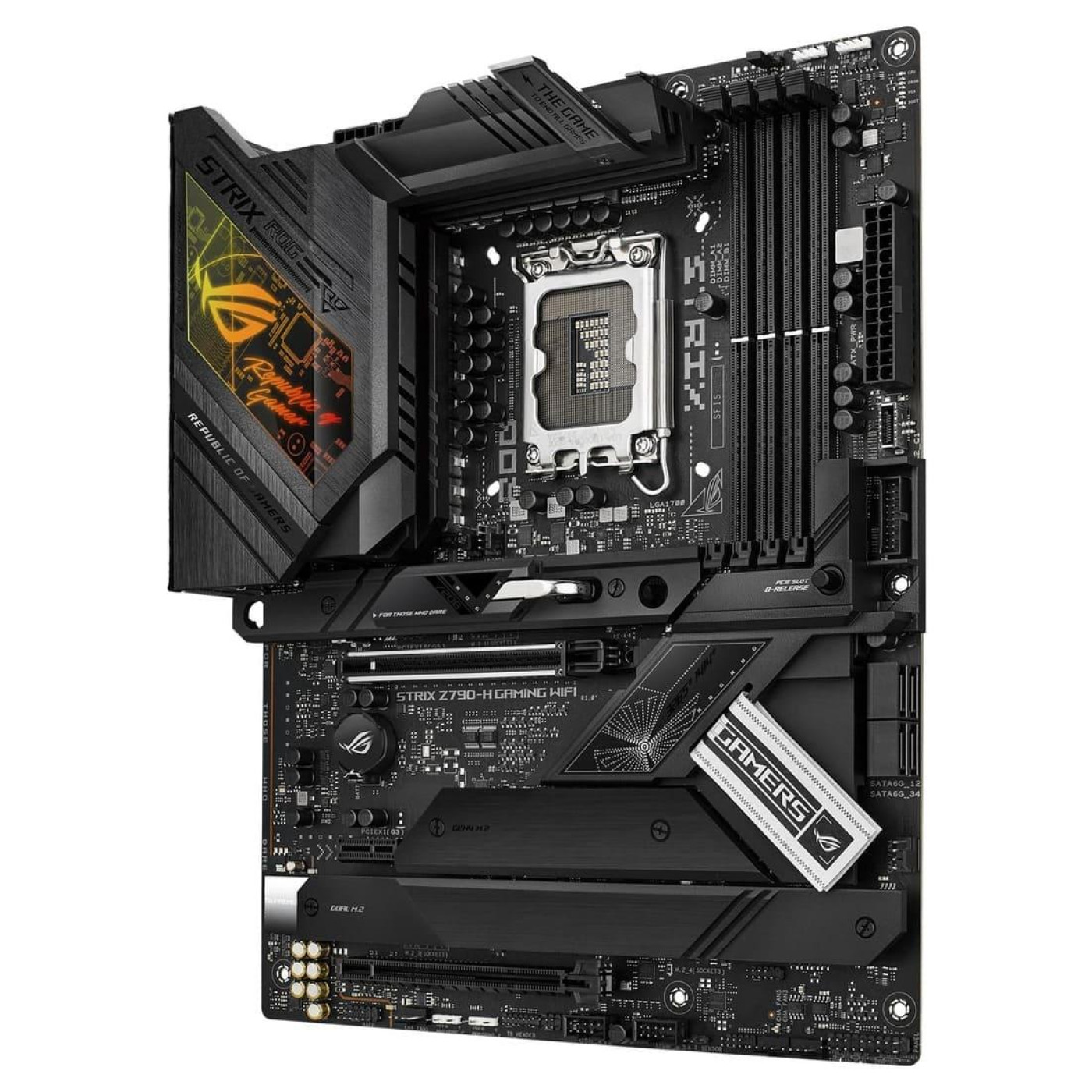 Материнская плата ASUS ROG STRIX Z790-H GAMING WIFI (ROG STRIX Z790-H GAMING WIFI) (Socket 1700, Intel Z790, ATX) U1