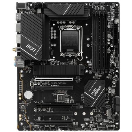 Материнська плата MSI PRO B760-P WIFI DDR4 (PRO B760-P WIFI DDR4) (Socket 1700, Intel B760, ATX) FR