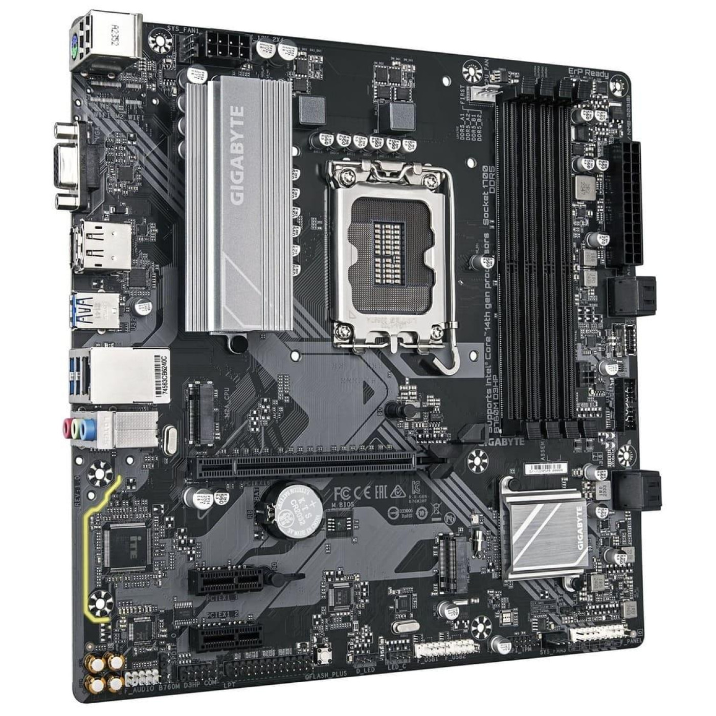 Материнская плата GIGABYTE B760M D3HP (B760M D3HP) (Socket 1700, Intel B760, Micro-ATX) Б/у