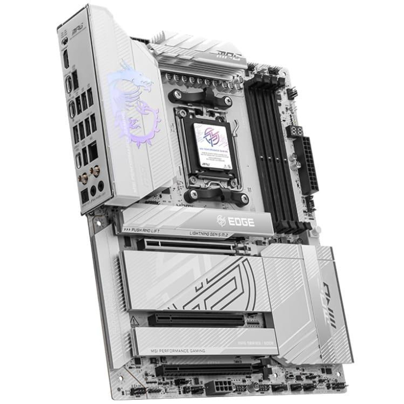 Материнська плата MSI MPG X870E EDGE TI WIFI (MPG X870E EDGE TI WIFI) (Socket AM5, AMD X870E, ATX) Б/в