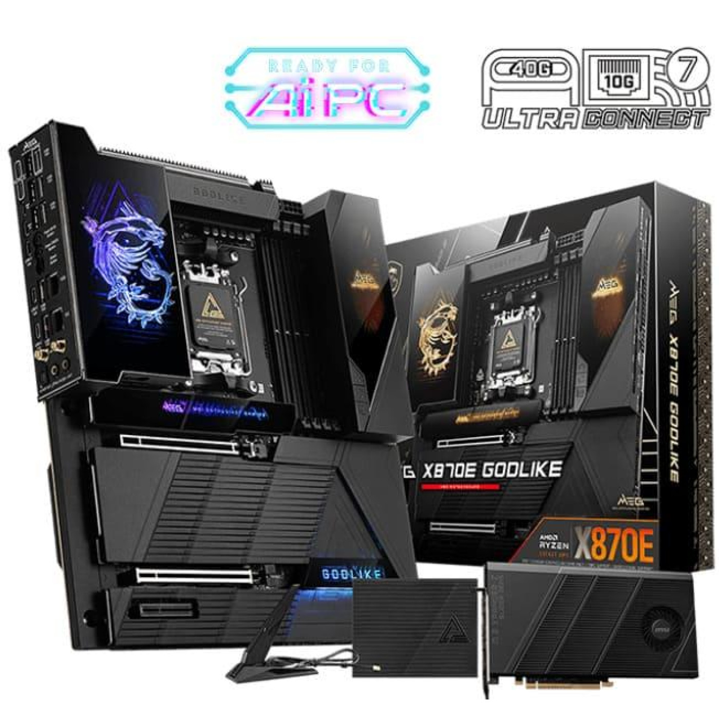 Материнська плата MSI MEG X870E GODLIKE (MEG X870E GODLIKE) (Socket AM5, AMD X870E, E-ATX) FR