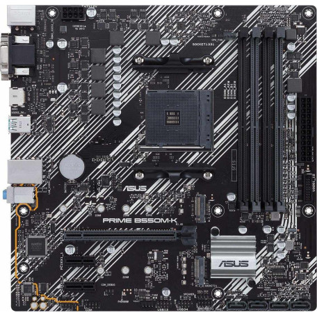 Материнська плата ASUS PRIME B550M-K (Prime B550M-K) (Socket AM4, AMD B550, Micro-ATX)