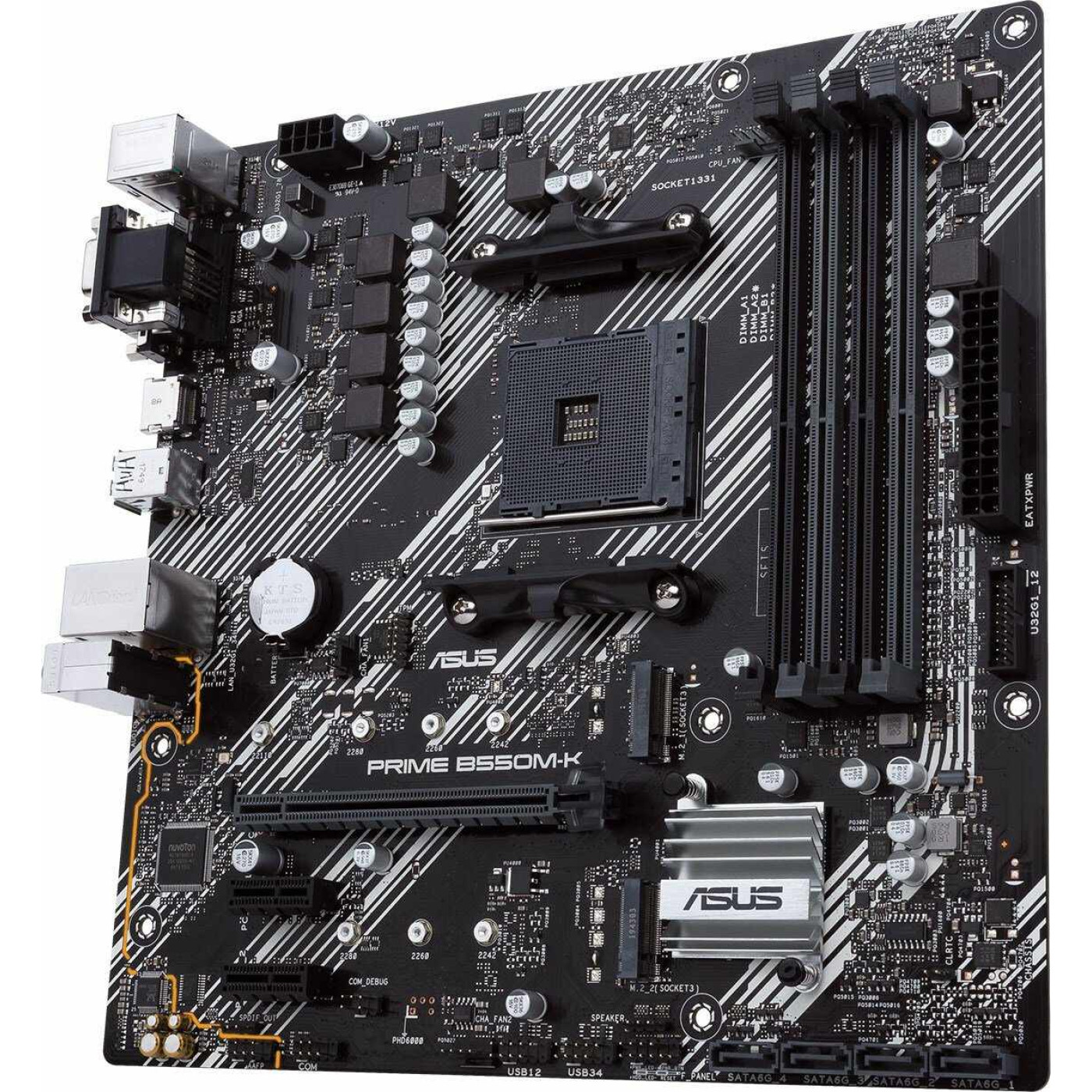 Материнская плата ASUS PRIME B550M-K (Prime B550M-K) (Socket AM4, AMD B550, Micro-ATX) Б/у