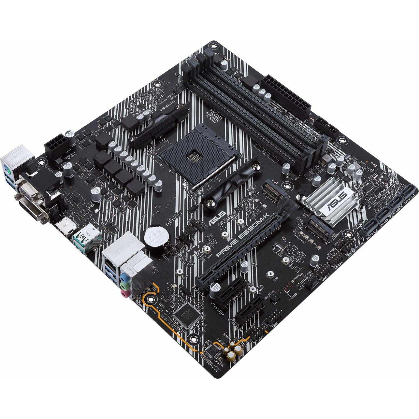 Материнская плата ASUS PRIME B550M-K (Prime B550M-K) (Socket AM4, AMD B550, Micro-ATX) Б/у