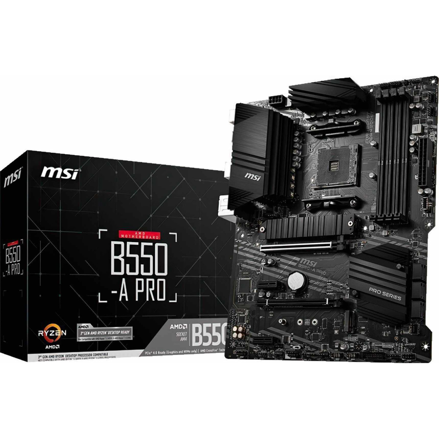 Материнська плата MSI B550-A Pro (B550-A Pro) (Socket AM4, AMD B550, ATX)