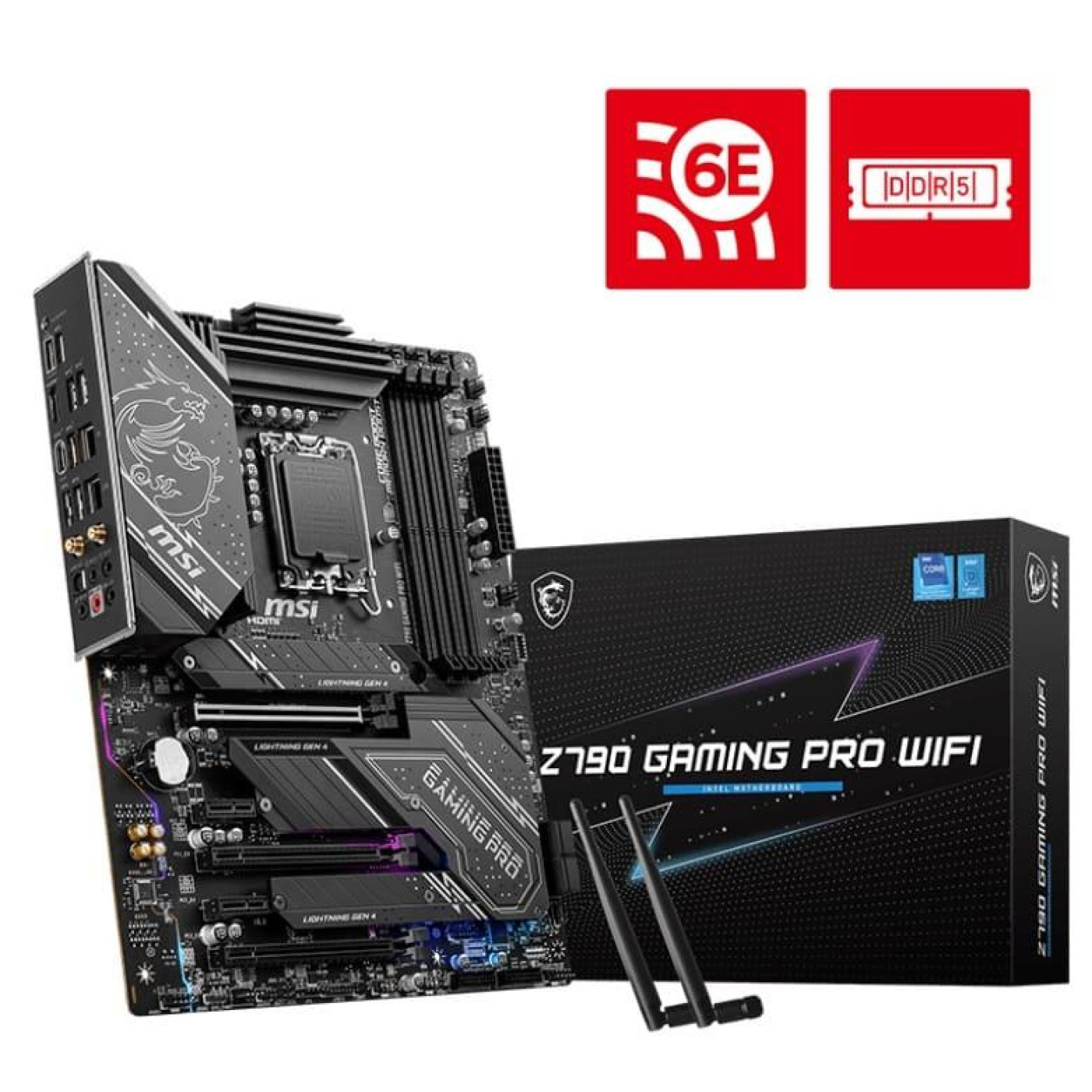 Материнська плата MSI Z790 GAMING PRO WIFI (Z790 GAMING PRO WIFI) (Socket 1700, Intel Z790, ATX) Б/в