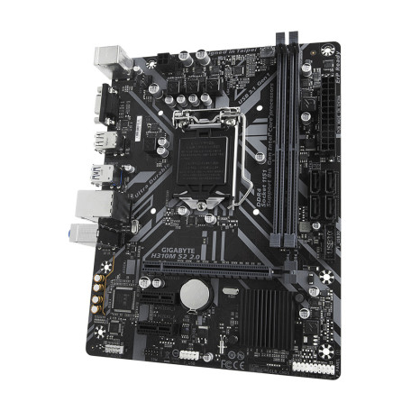 Материнська плата Gigabyte H310M S2 2.0 (H310M S2 2.0) (Socket 1151 v2, Intel H310, Micro-ATX) Б/в