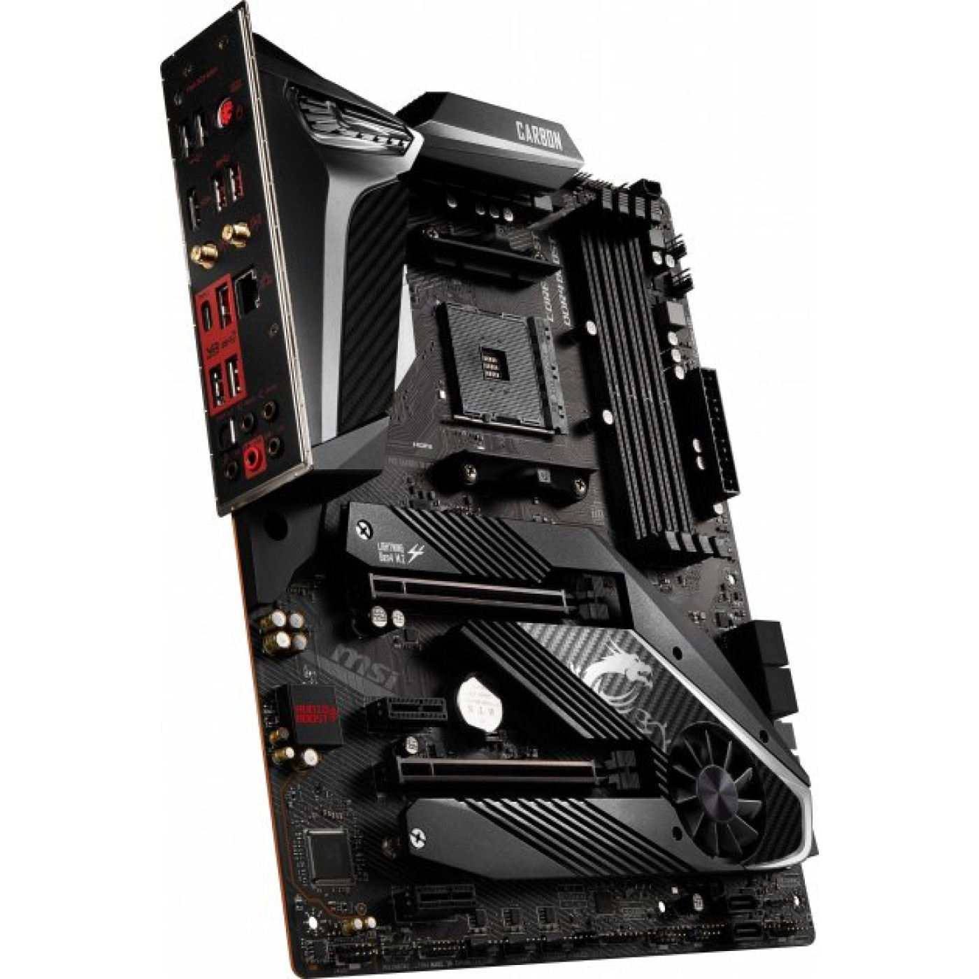 Материнская плата MSI MPG X570 Gaming Pro Carbon WiFi (MPG X570 GAMING PRO CARBON WIFI) (Socket AM4, AMD X570, ATX) Б/у