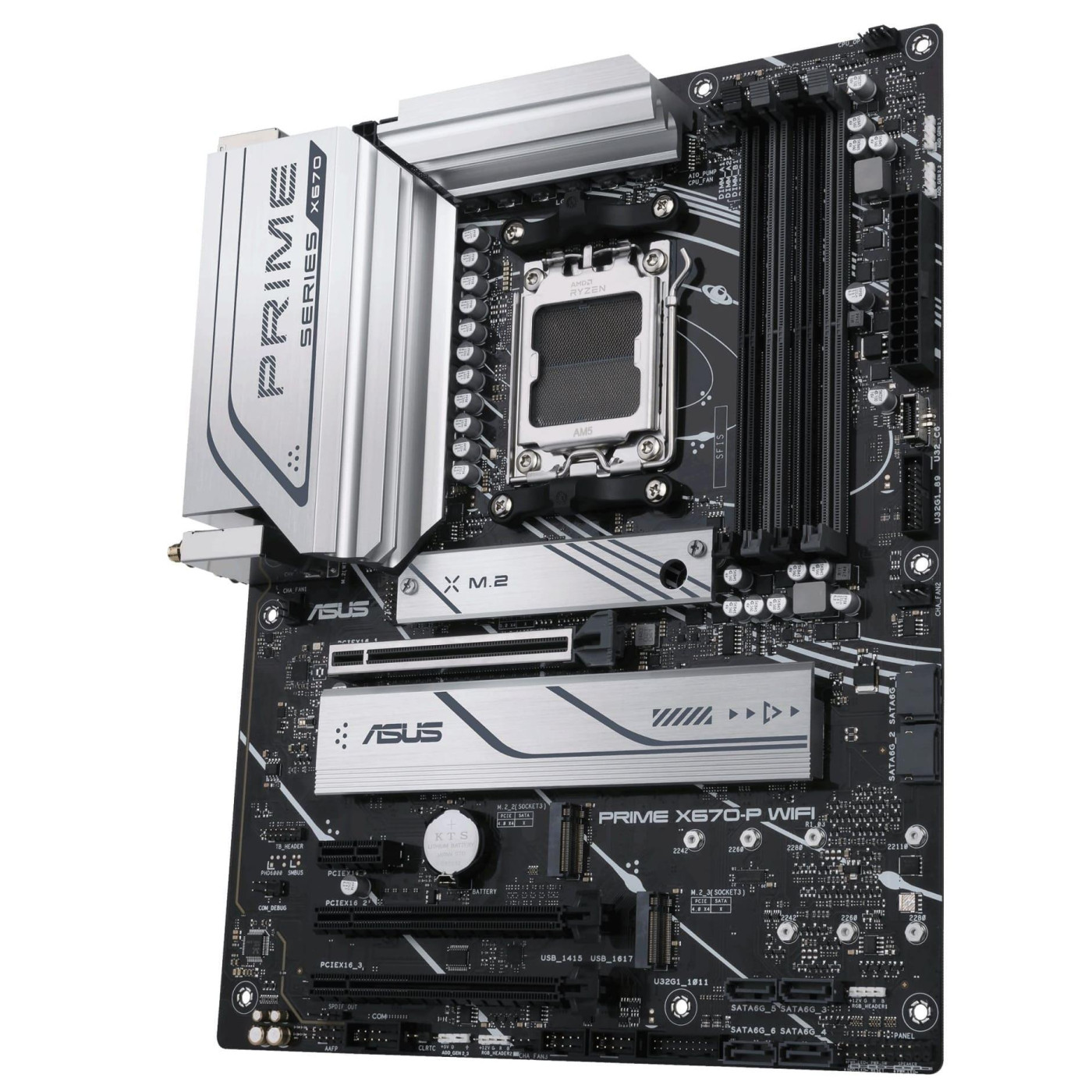 Материнська плата ASUS Prime X670-P Wi-Fi (90MB1BV0-M0EAY0) (Socket AM5, AMD X670, ATX) Б/в