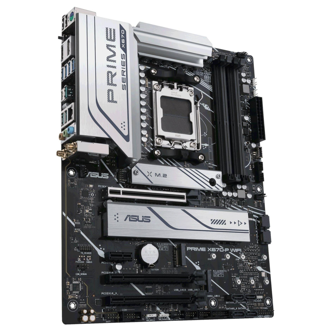 Материнська плата ASUS Prime X670-P Wi-Fi (90MB1BV0-M0EAY0) (Socket AM5, AMD X670, ATX) Б/в