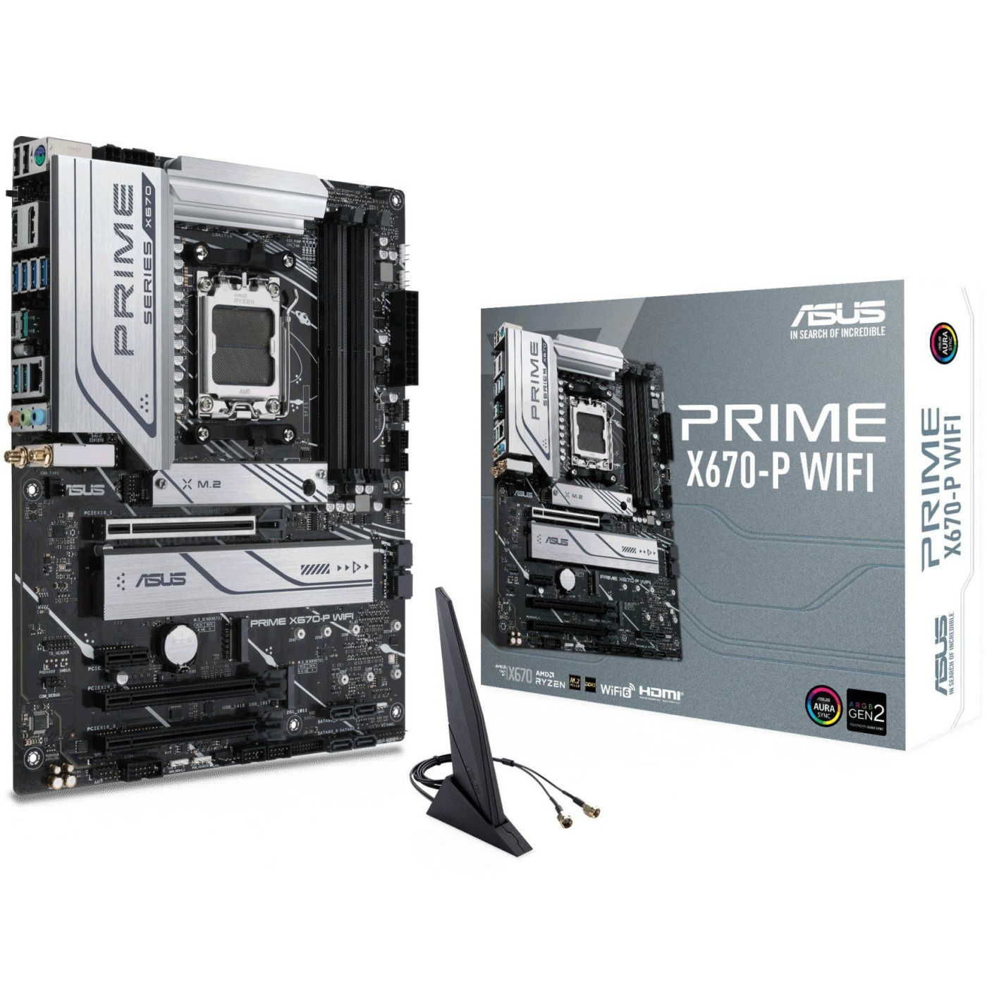 Материнська плата ASUS Prime X670-P Wi-Fi (90MB1BV0-M0EAY0) (Socket AM5, AMD X670, ATX) Б/в