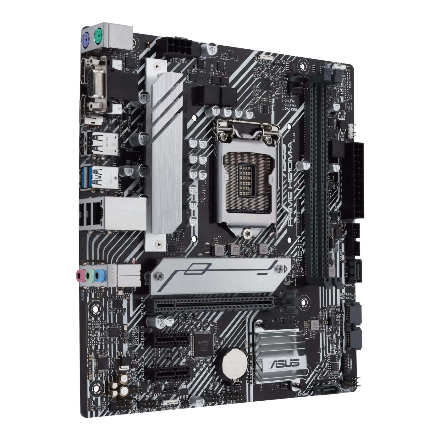 Материнська плата ASUS PRIME H510M-A (PRIME H510M-A) (Socket 1200, Intel H510, Micro-ATX)