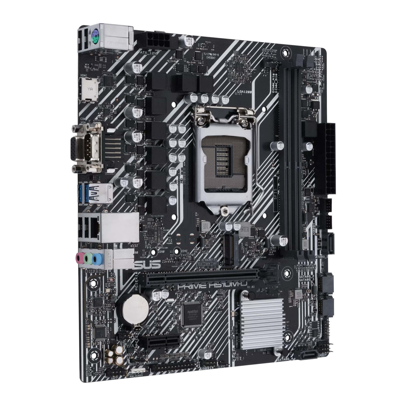 Материнская плата ASUS PRIME H510M-D (PRIME H510M-D) (s1200, Intel H510, Micro-ATX)