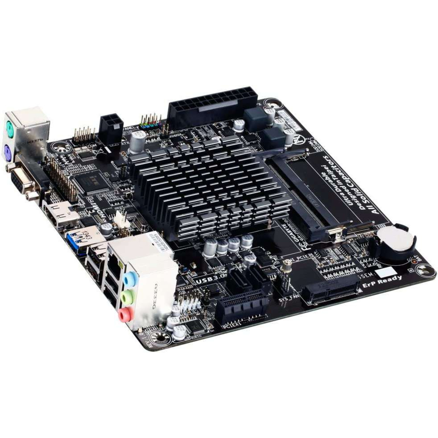 Материнская плата Gigabyte GA-J1800N-D2H (GA-J1800N-D2H V1.3) (Integrated CPU, Mini-ITX)