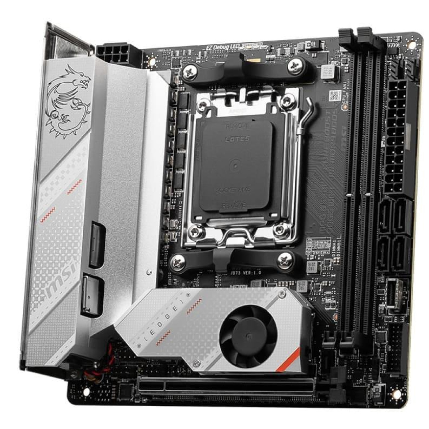 Материнская плата MSI MPG B650I EDGE WIFI (MPG B650I EDGE WIFI) (Socket AM5, AMD B650, Mini-ITX) Б/у