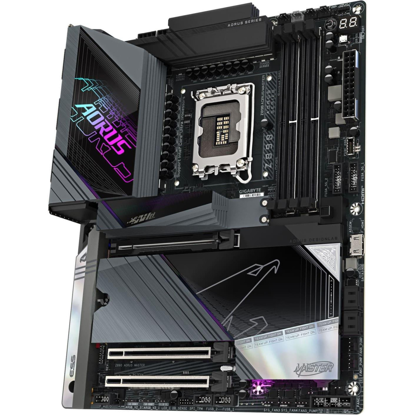 Материнська плата Gigabyte Z890 AORUS MASTER (Z890 AORUS MASTER) (Socket 1851, Intel Z890, ATX)