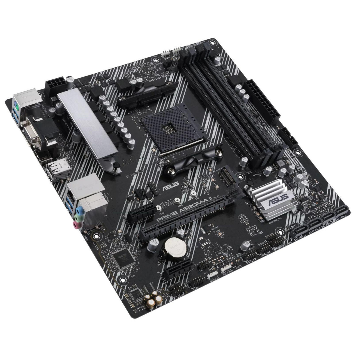 Материнська плата ASUS PRIME A520M-A II/CSM (PRIME A520M-A II/CSM) (Socket AM4, AMD A520, Micro-ATX)