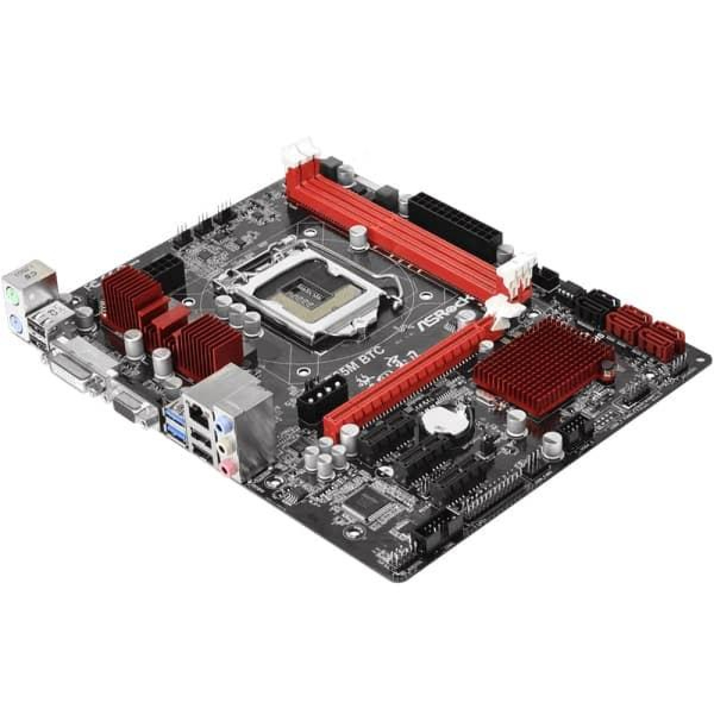 Материнська плата AsRock B85M-BTC (B85M-BTC) (Socket 1150, Intel B85, Micro-ATX) Б/в