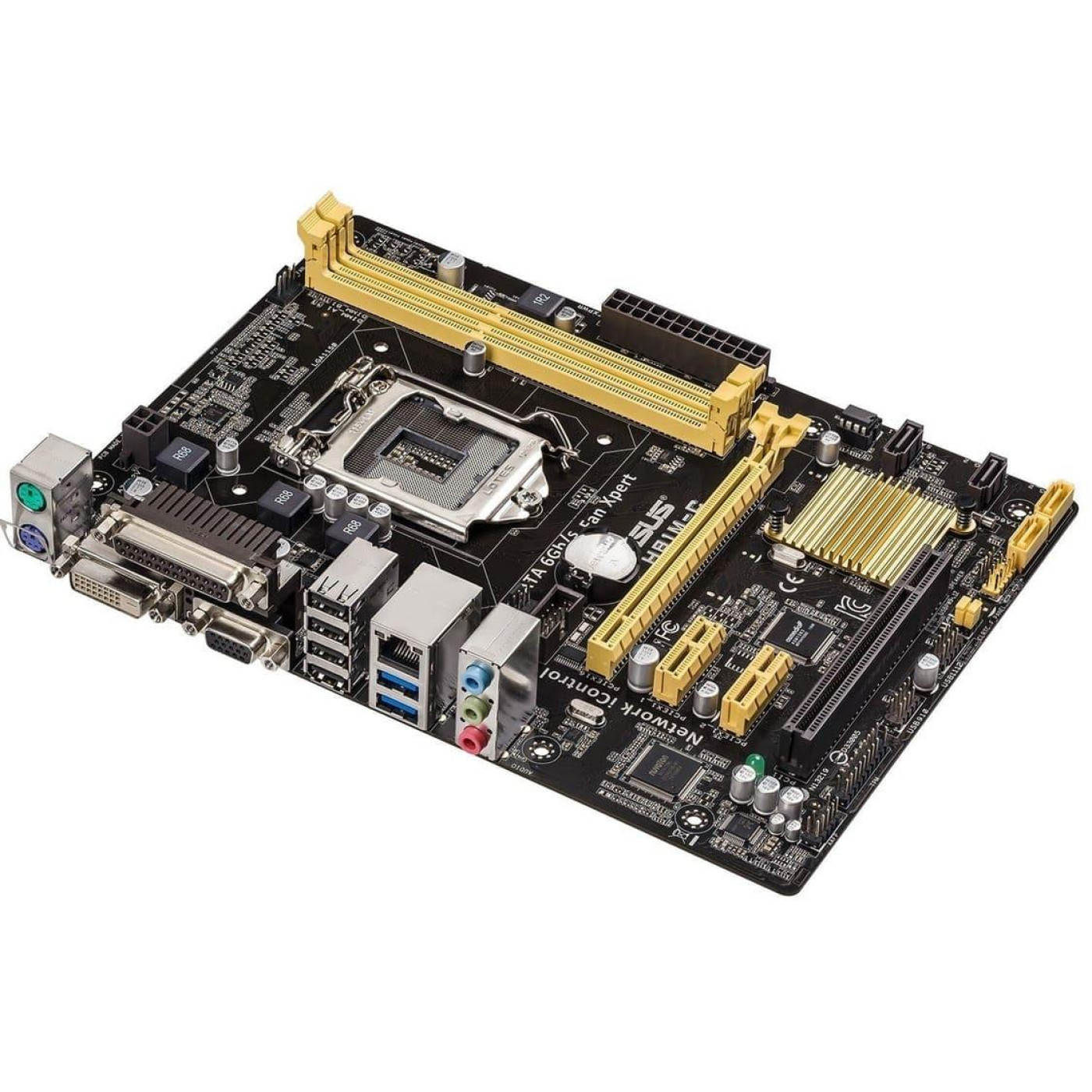 Материнская плата ASUS H81M-C (H81M-C) (s1150, Intel H81, Micro-ATX) Б/у