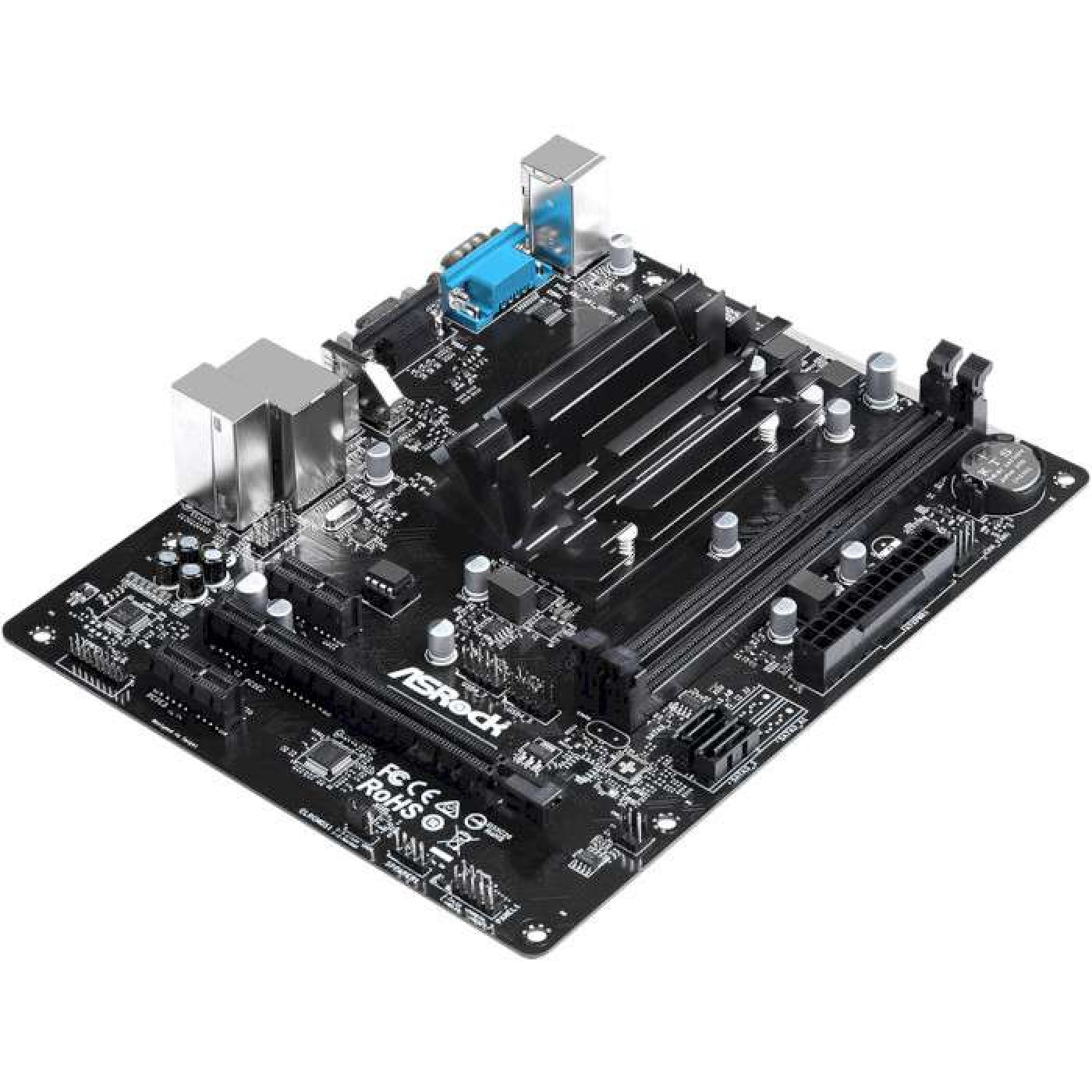 Материнская плата AsRock QC6000M (QC6000M) (Integrated CPU, Micro-ATX)