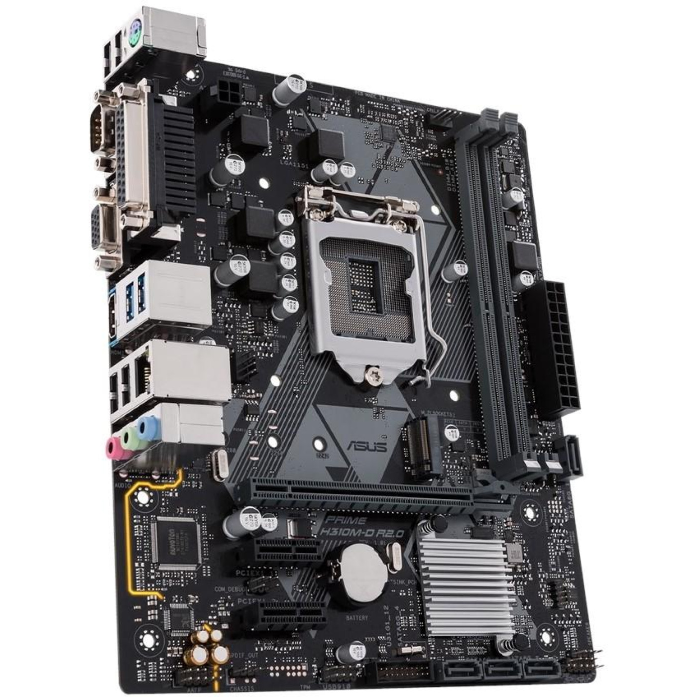 Материнська плата ASUS Prime H310M-D R2.0 (Prime H310M-D R2.0) (Socket 1151 v2, Intel H310, Micro-ATX) Б/в,U1