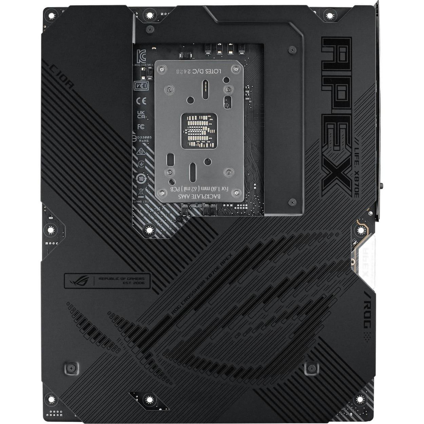 Материнская плата ASUS ROG CROSSHAIR X870E APEX (ROG CROSSHAIR X870E APEX) (Socket AM5, AMD X870E, ATX)
