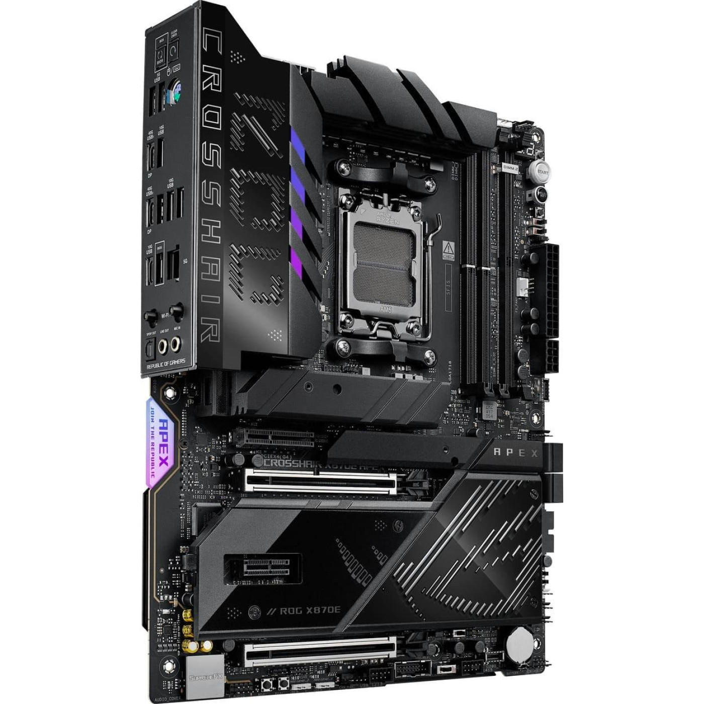 Материнская плата ASUS ROG CROSSHAIR X870E APEX (ROG CROSSHAIR X870E APEX) (Socket AM5, AMD X870E, ATX)