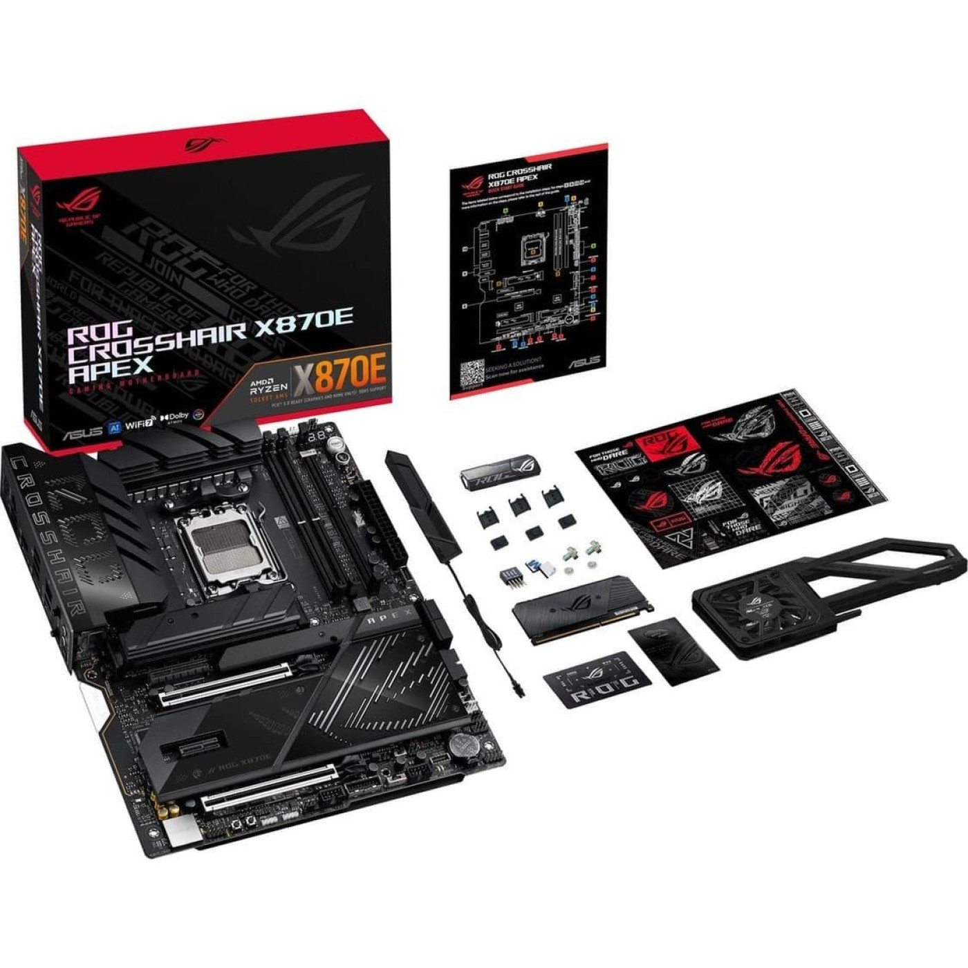 Материнская плата ASUS ROG CROSSHAIR X870E APEX (ROG CROSSHAIR X870E APEX) (Socket AM5, AMD X870E, ATX)