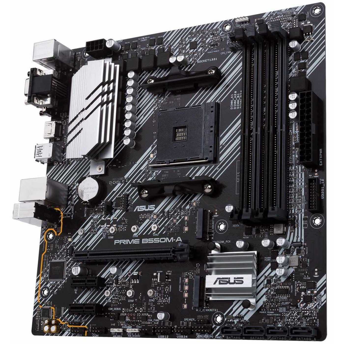 Материнская плата ASUS PRIME B550M-A/CSM (Prime B550M-A/CSM) (Socket AM4, AMD B550, Micro-ATX)