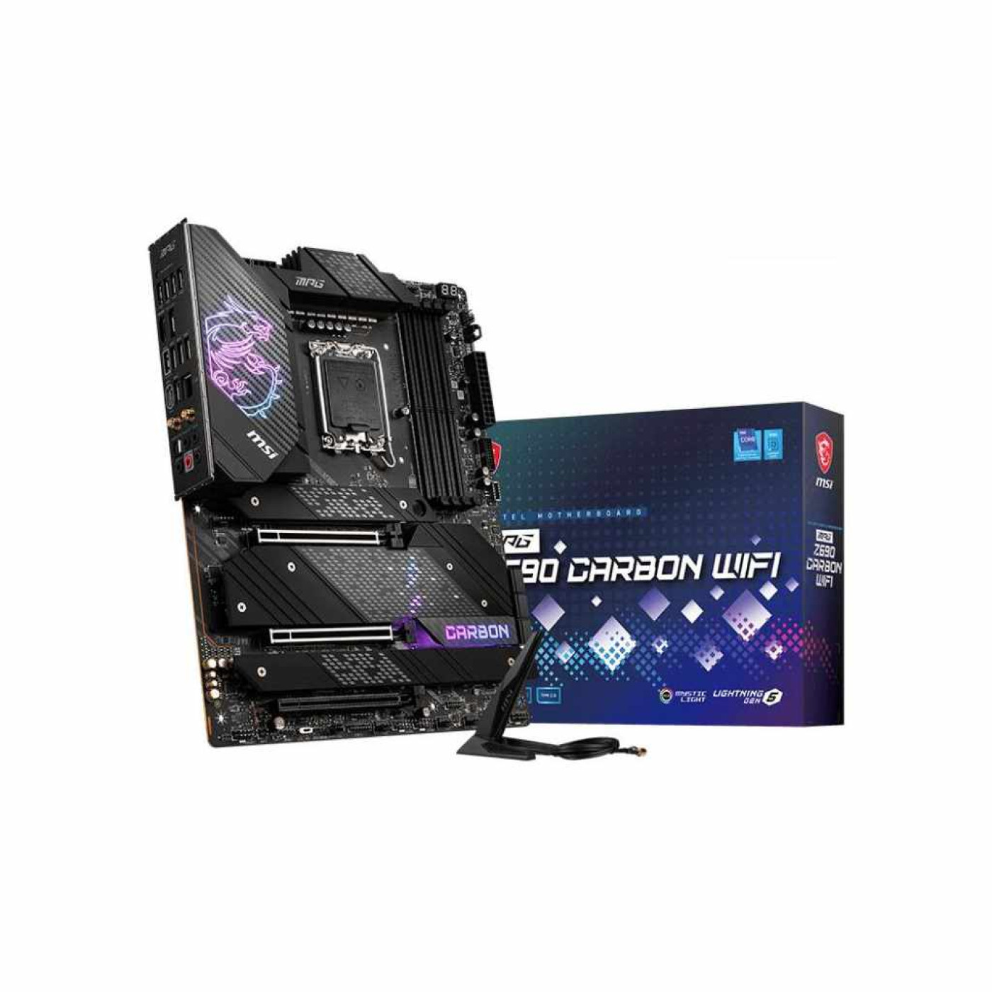 Материнська плата MSI MPG Z690 CARBON WIFI (MPG Z690 CARBON WIFI) (Socket 1700, Intel Z690, ATX) Б/в,U1