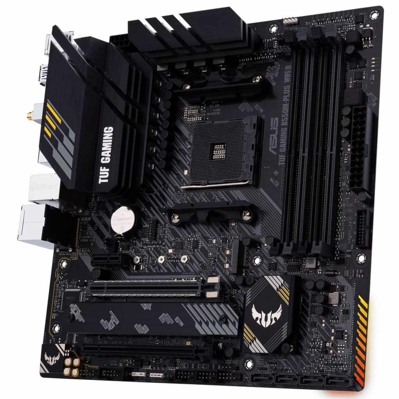 Материнська плата ASUS TUF Gaming B550M-PLUS WIFI II (TUF GAMING B550M-PLUS WIFI II) (Socket AM4, AMD B550, Micro-ATX)