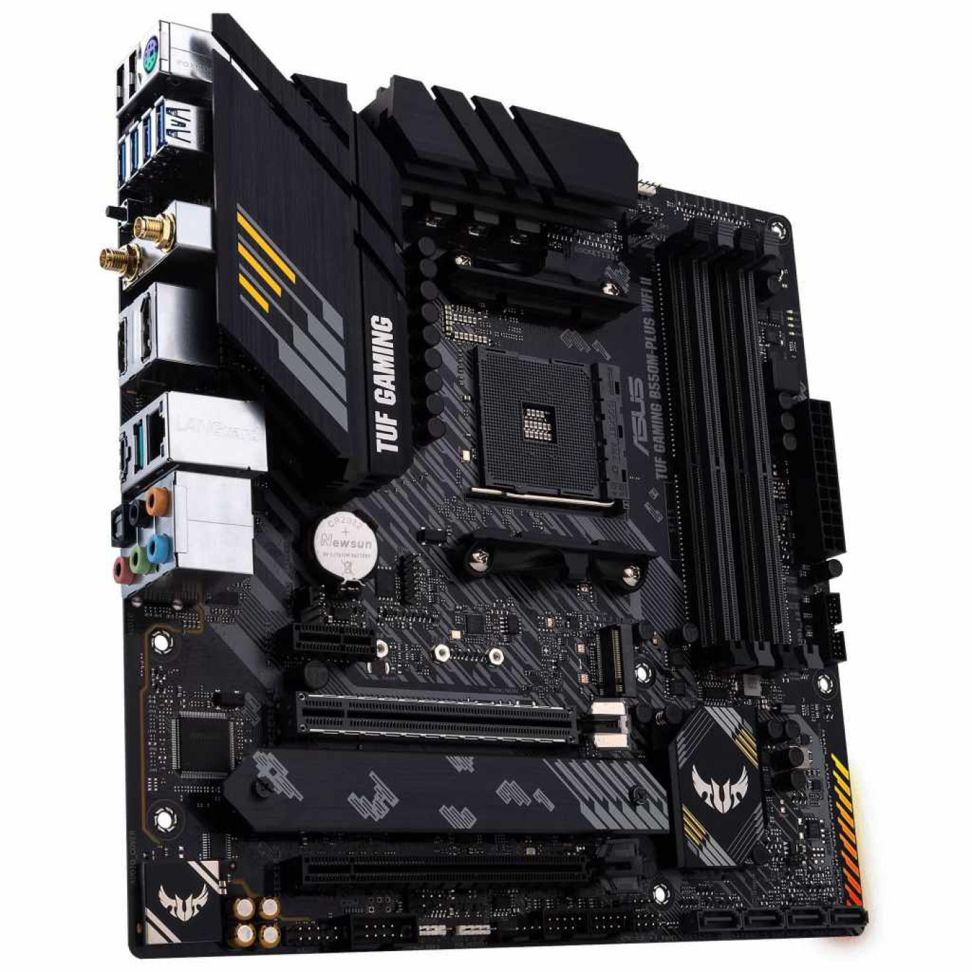 Материнська плата ASUS TUF Gaming B550M-PLUS WIFI II (TUF GAMING B550M-PLUS WIFI II) (Socket AM4, AMD B550, Micro-ATX)