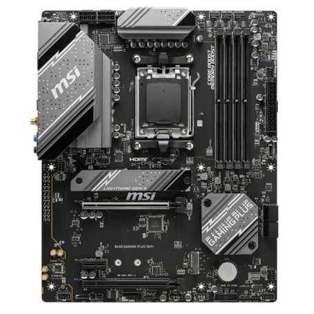 Материнська плата MSI B650 GAMING PLUS WIFI (B650 GAMING PLUS WIFI) (Socket AM5, AMD B650, ATX) Б/в