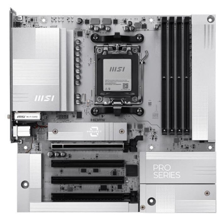 Материнська плата MSI PRO B850M-A WIFI PZ (PRO B850M-A WIFI PZ) (Socket AM5, AMD B850, Micro-ATX)