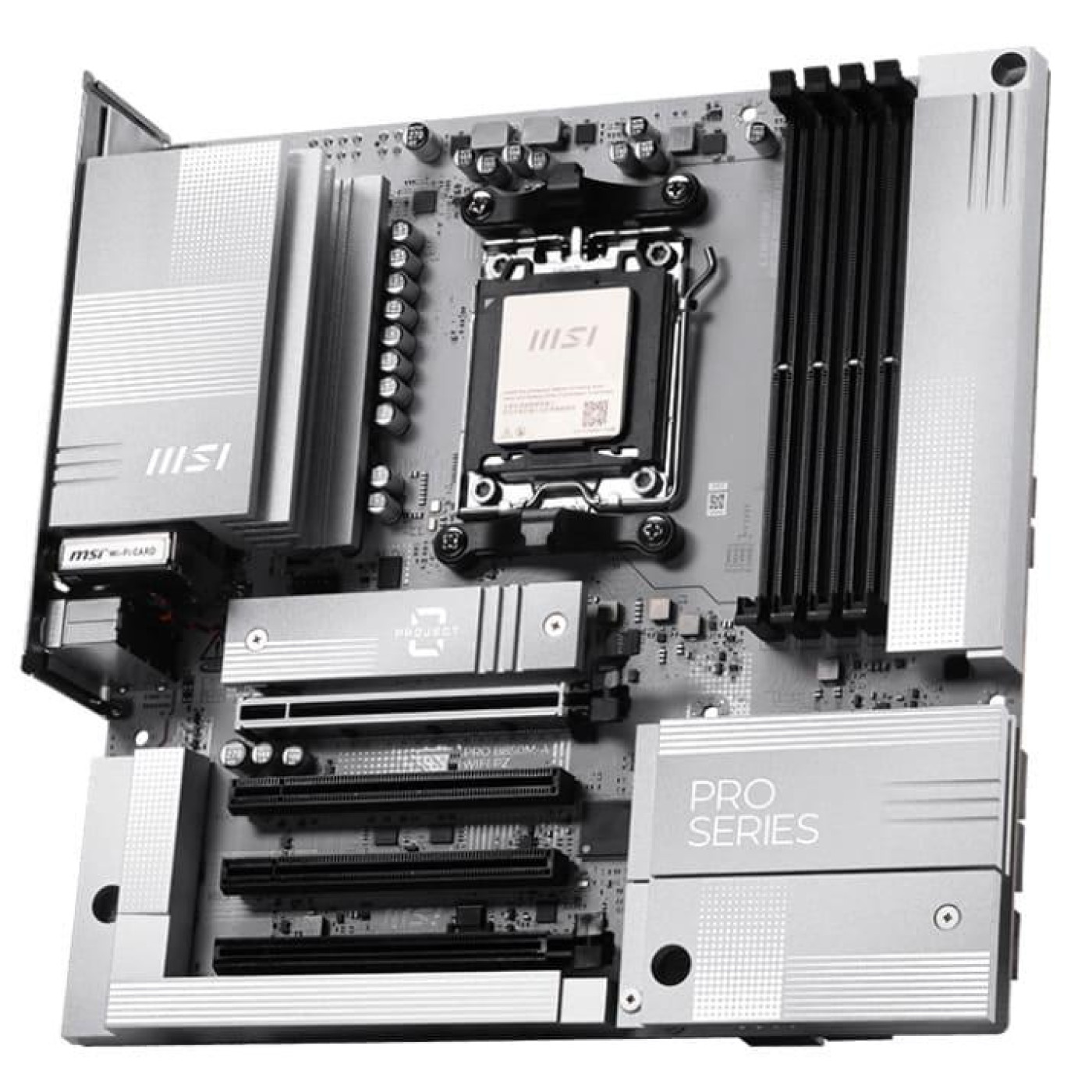 Материнська плата MSI PRO B850M-A WIFI PZ (PRO B850M-A WIFI PZ) (Socket AM5, AMD B850, Micro-ATX)