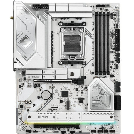 Материнська плата AsRock B850 STEEL LEGEND WIFI (B850 STEEL LEGEND WIFI) (Socket AM5, AMD B850, ATX)