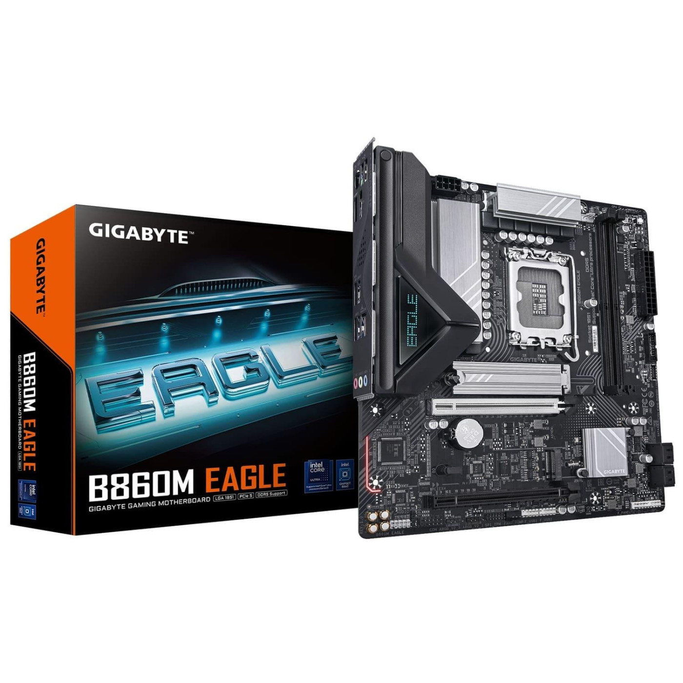 Материнська плата Gigabyte B860M EAGLE (B860M EAGLE) (Socket 1851, Intel B860, Micro-ATX)