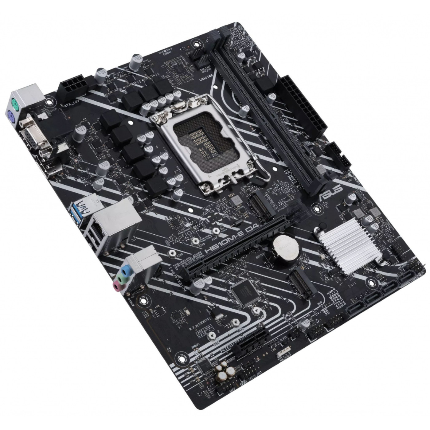 Материнская плата ASUS PRIME H610M-E D4 (PRIME H610M-E D4) (Socket 1700, Intel H610, Micro-ATX) Б/у