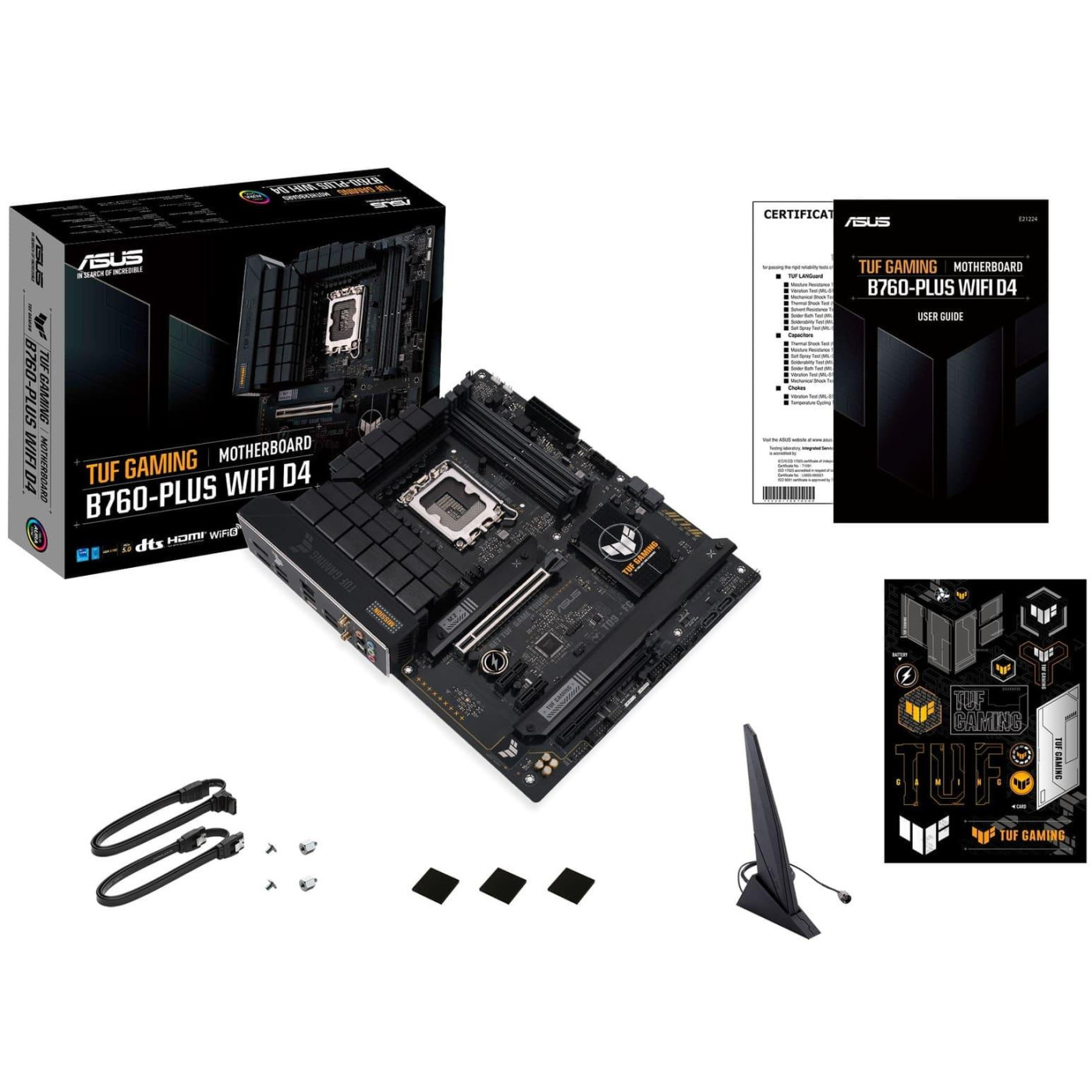Материнская плата Asus TUF GAMING B760-Plus WiFi D4 (B760-Plus WiFi D4) ( ) Б/у