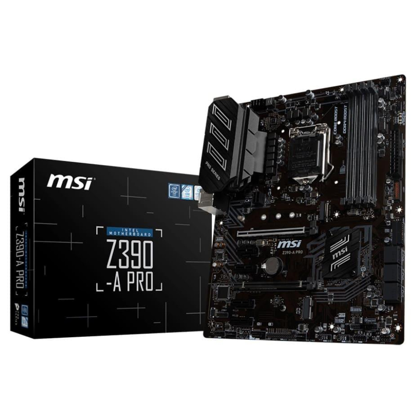 Материнская плата MSI Z390-A Pro (Z390-A Pro) (Socket 1151 v2, Intel Z390, ATX) Б/у,U1
