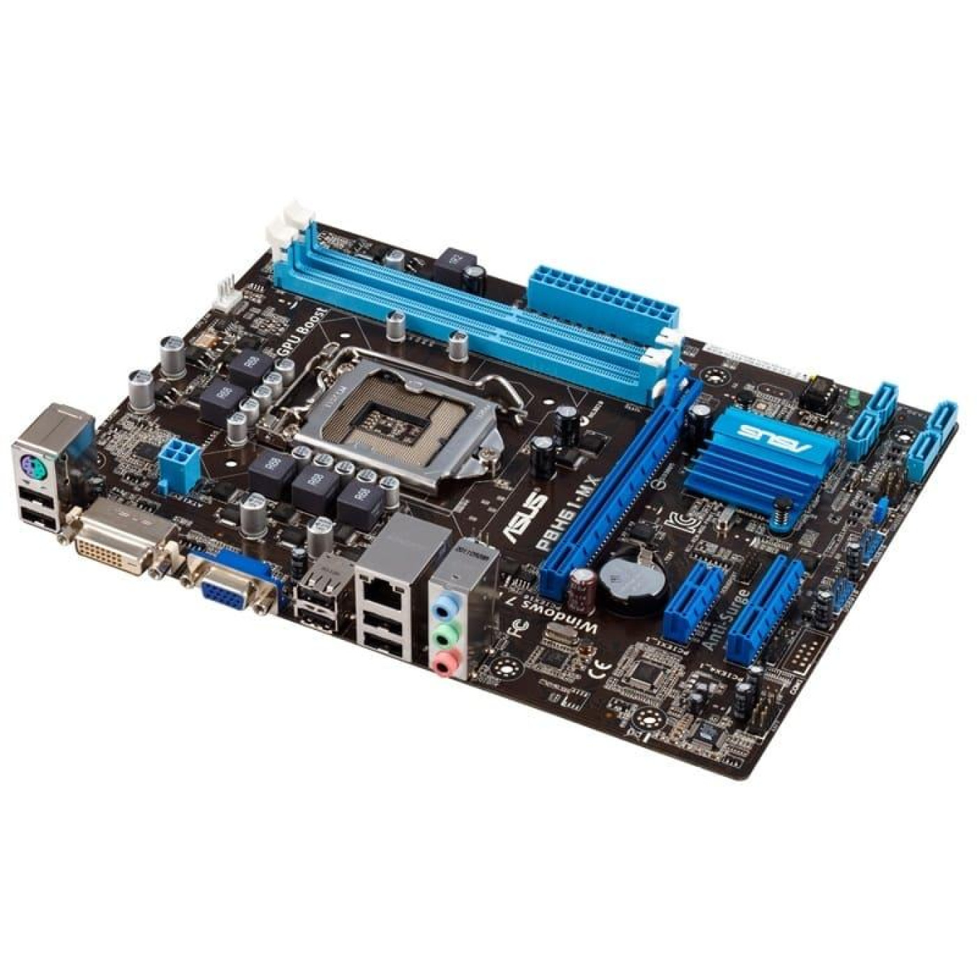 Материнська плата ASUS P8H61-MX (P8H61-MX) (Socket 1155, Intel H61, Micro-ATX) Б/в