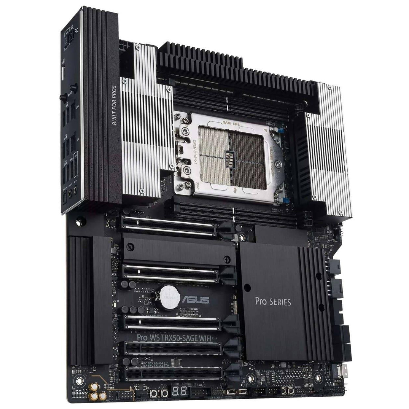 Материнська плата ASUS PRO WS TRX50-SAGE WIFI (PRO WS TRX50-SAGE WIFI) (Socket TR5, AMD TRX50, CEB)